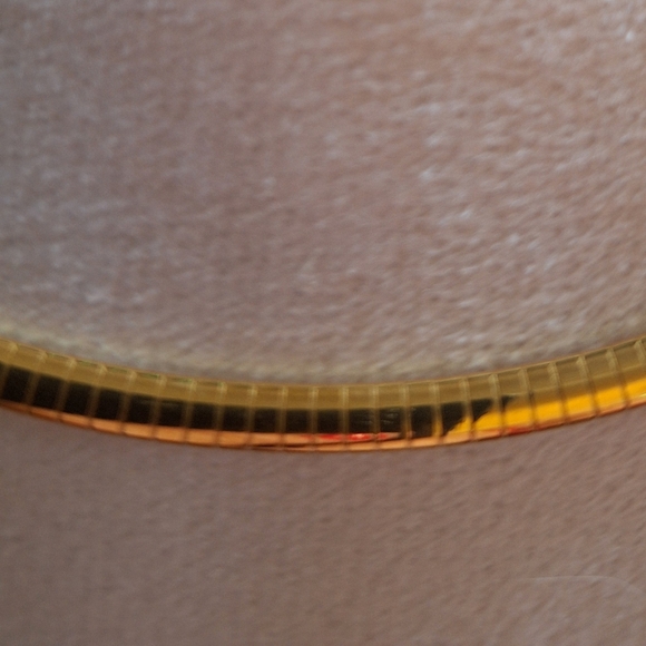 18K Yellow Gold Plated Popcorn Necklace by Moda Al Massimo - Picture 4 of 7